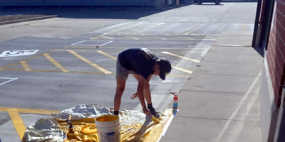 Iowa Asphalt Pavement Painting & Striping